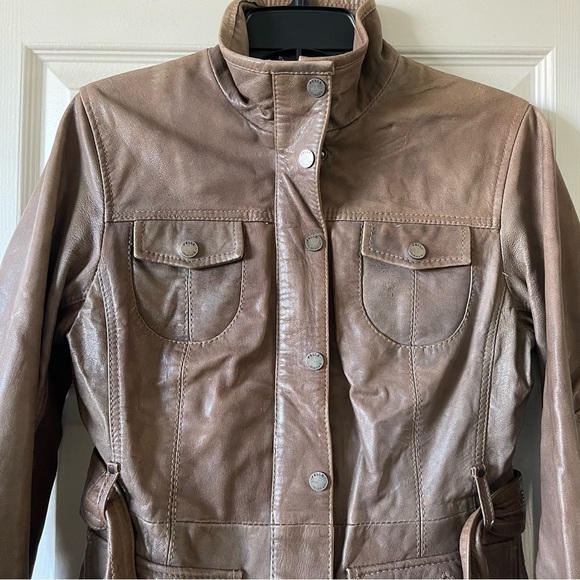 Pelle Studio Brown Leather Jacket - Picture 6 of 16